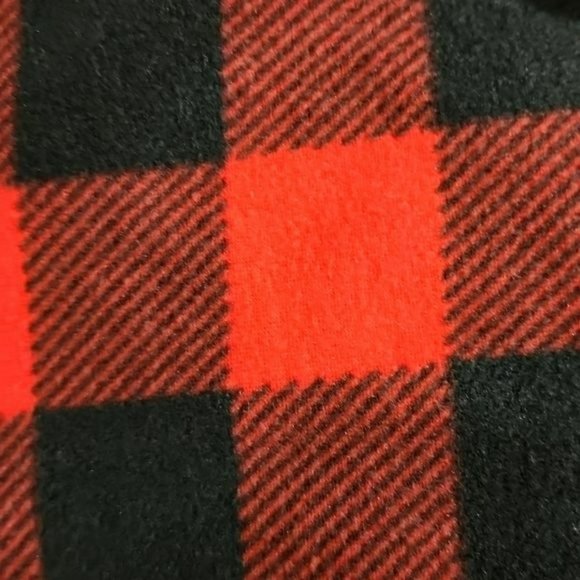 Womens Plus‎ Size 3X Winter Buffalo Check Red Plaid Fleece Pajama Pants New - Picture 4 of 5
